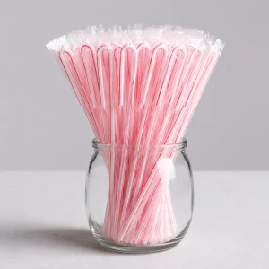 U-Shape Straw for Milk & Juice Packs